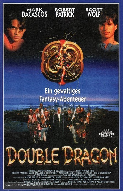 Double Dragon - German DVD movie cover