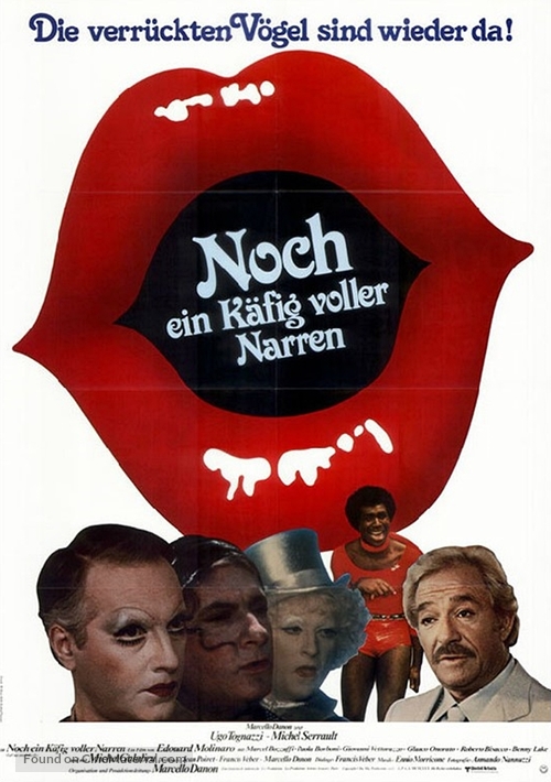 La cage aux folles II - German Movie Poster