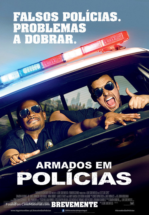 Let&#039;s Be Cops - Portuguese Movie Poster