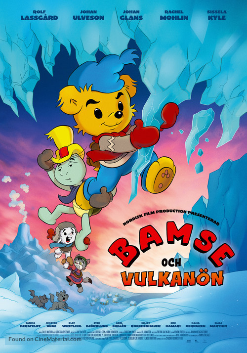 Bamse och vulkan&ouml;n - Swedish Movie Poster