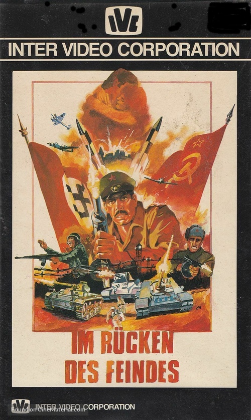 Front v tylu vraga - German VHS movie cover