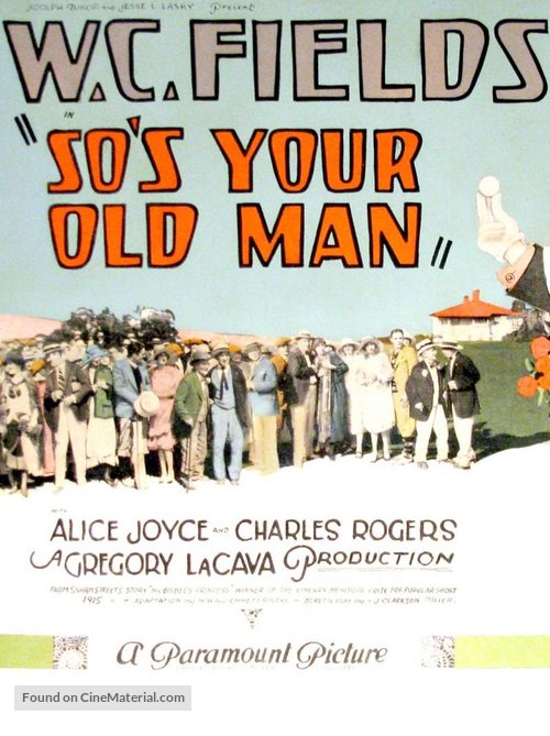 So&#039;s Your Old Man - poster