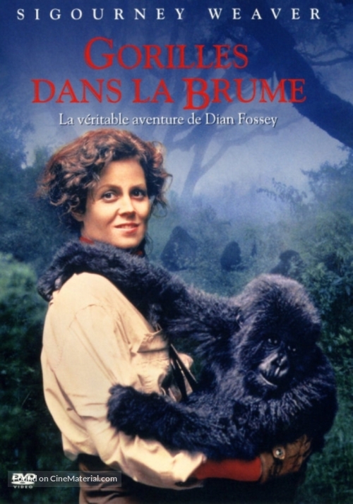 Gorillas in the Mist: The Story of Dian Fossey - French DVD movie cover