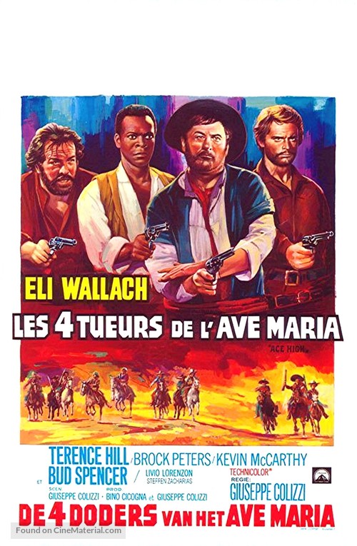 I quattro dell&#039;Ave Maria - Belgian Movie Poster