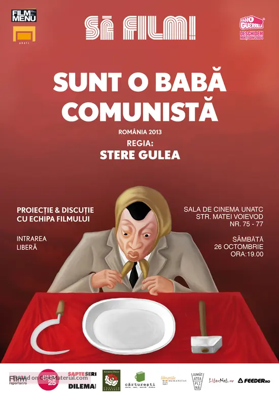 Sunt O Baba Comunista 2013 Romanian Movie Poster