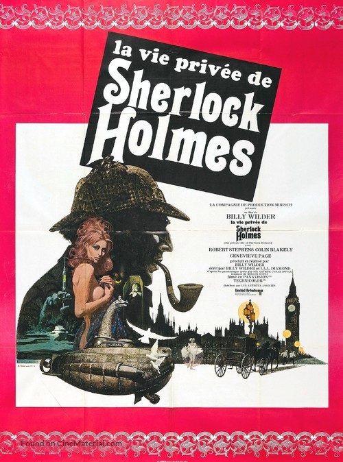 The Private Life of Sherlock Holmes - French Movie Poster