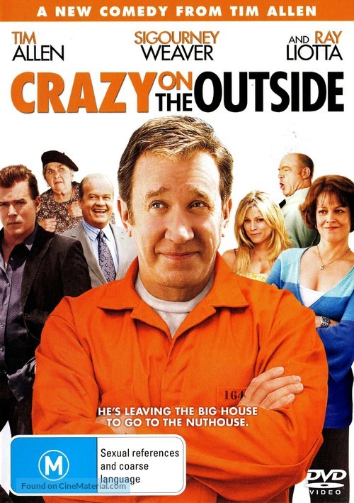 Crazy on the Outside - Australian DVD movie cover