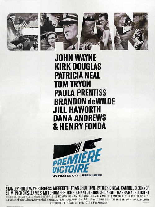 In Harm&#039;s Way - French Movie Poster