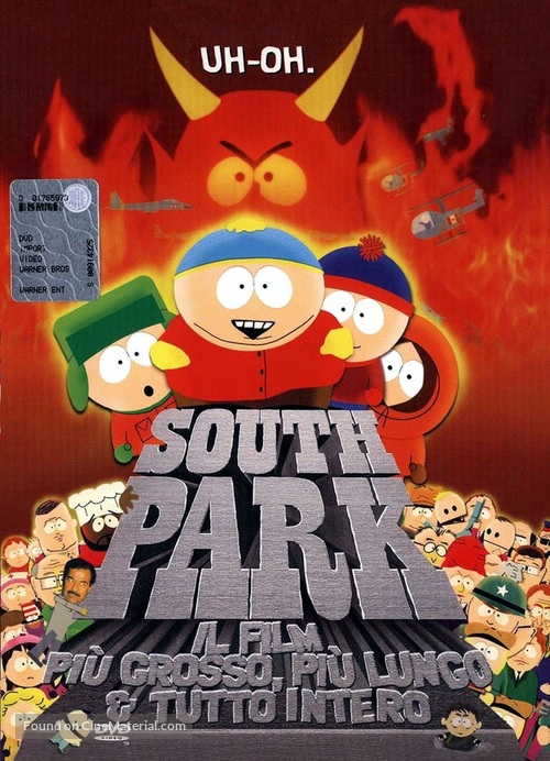 South Park: Bigger Longer &amp; Uncut - Italian DVD movie cover