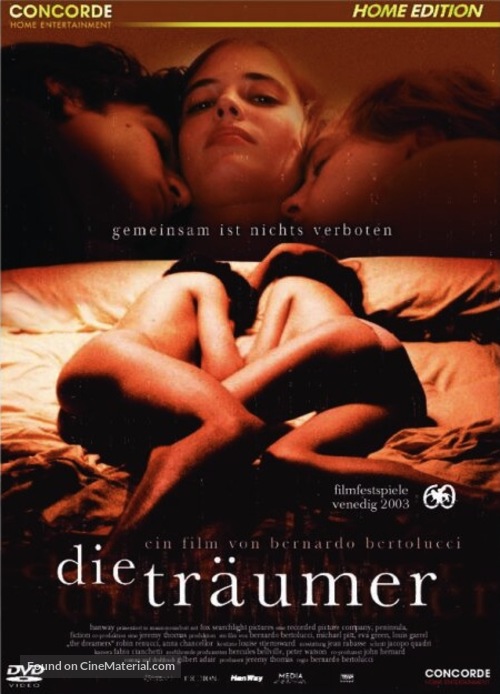 The Dreamers - German DVD movie cover