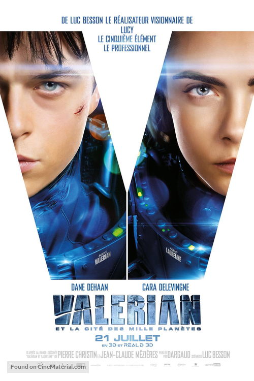 Valerian and the City of a Thousand Planets - Canadian Movie Poster