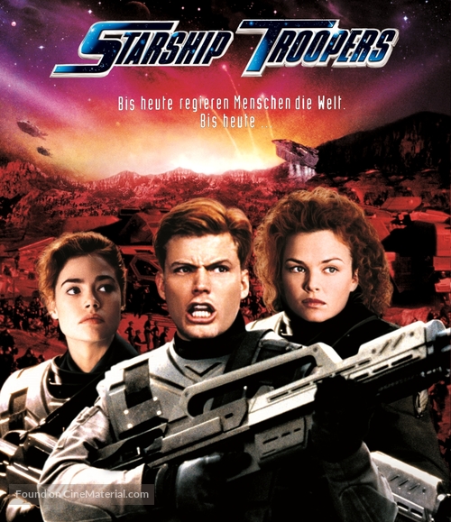 Starship Troopers - German Blu-Ray movie cover