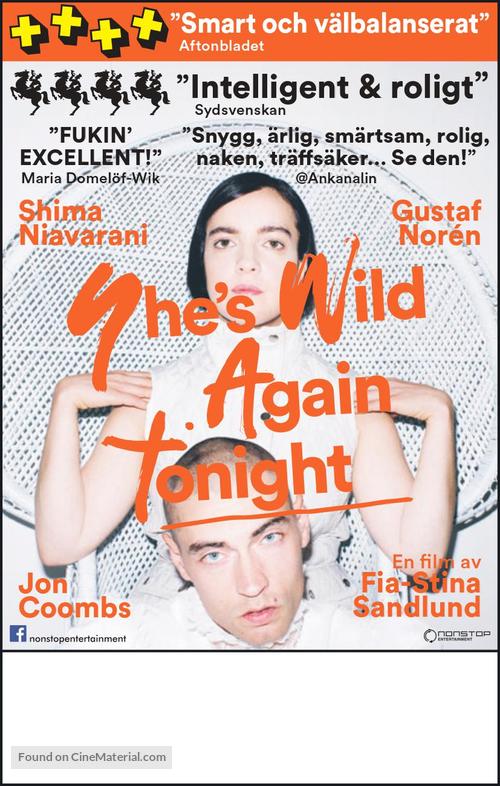 She&#039;s Wild Again Tonight - Swedish Movie Poster