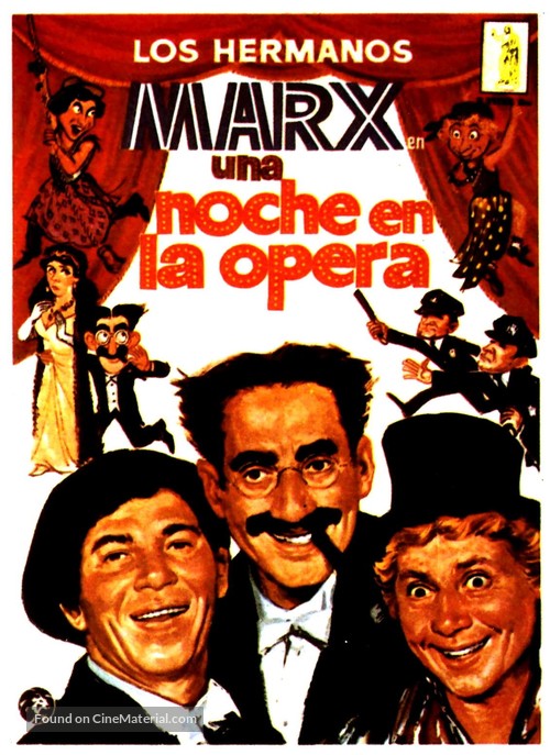 A Night at the Opera - Spanish Movie Poster