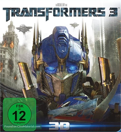 Transformers: Dark of the Moon - German Blu-Ray movie cover