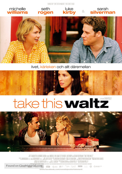 Take This Waltz - Swedish Movie Poster