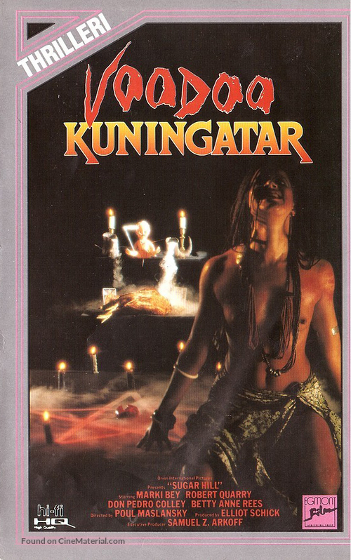 Sugar Hill - Finnish VHS movie cover