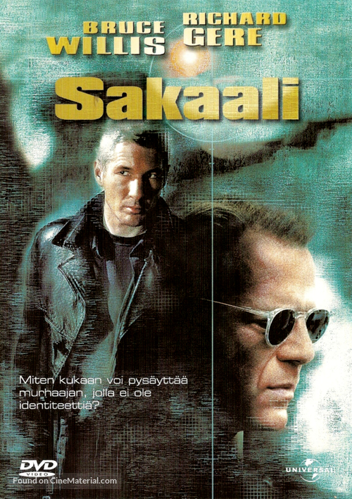 The Jackal - Finnish DVD movie cover