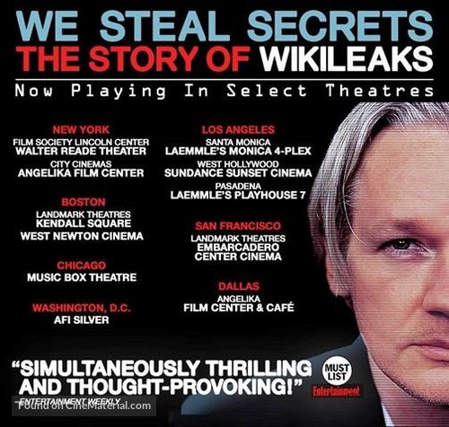 We Steal Secrets: The Story of WikiLeaks - Movie Poster