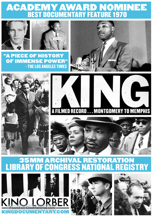 King: A Filmed Record... Montgomery to Memphis - Re-release movie poster