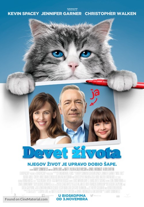 Nine Lives - Serbian Movie Poster