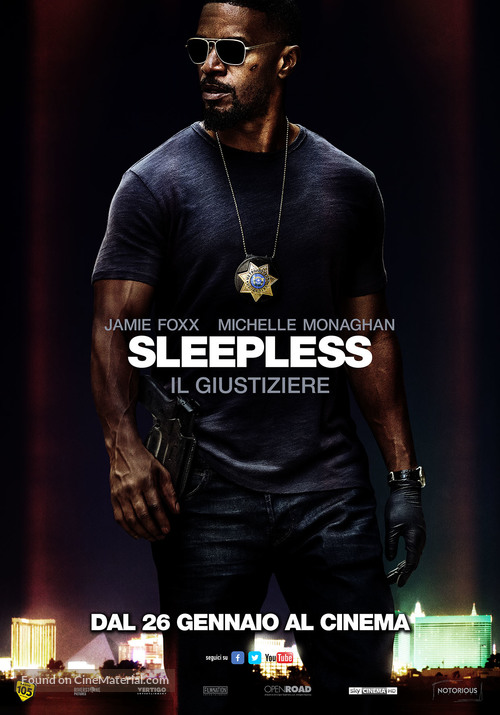 Sleepless - Italian Movie Poster