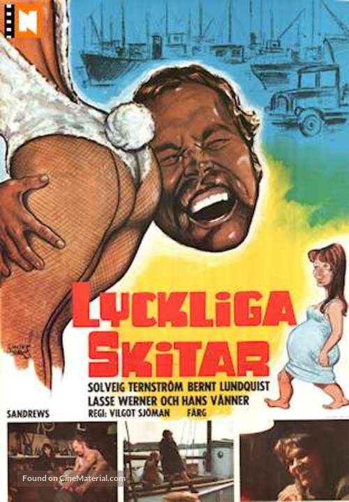 Lyckliga skitar - Swedish Movie Poster