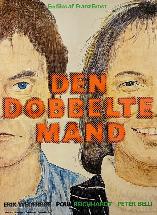 Den dobbelte mand - Danish Movie Poster