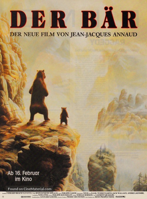 L&#039;ours - German Movie Poster