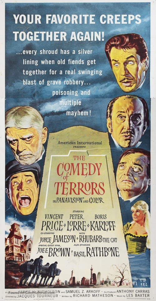 The Comedy of Terrors - Movie Poster