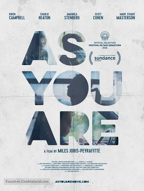 As You Are - Movie Poster