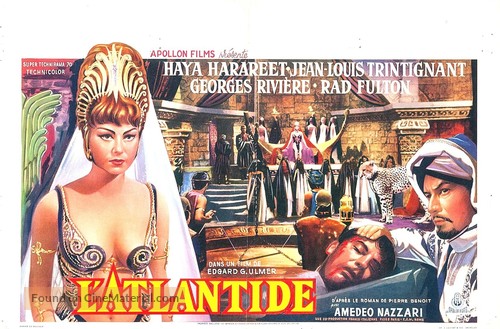 L'Atlantide - Belgian Movie Poster