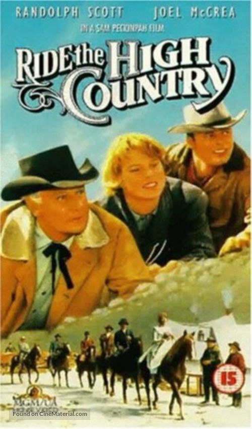 Ride the High Country - British VHS movie cover
