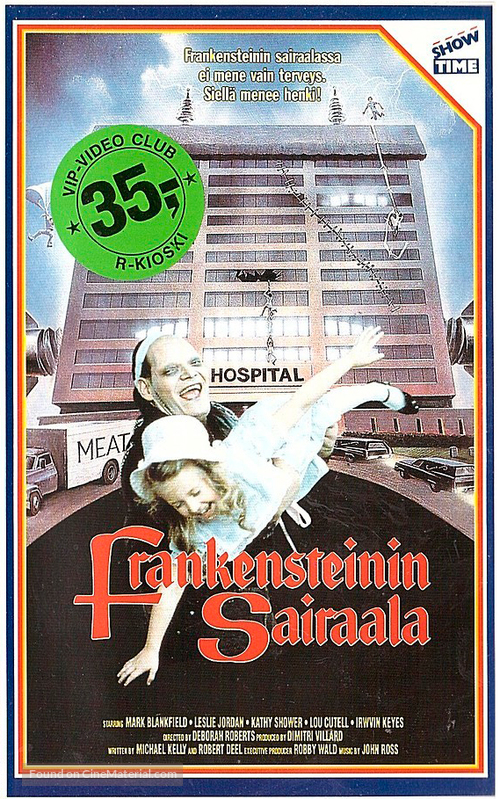 Frankenstein General Hospital - Finnish VHS movie cover