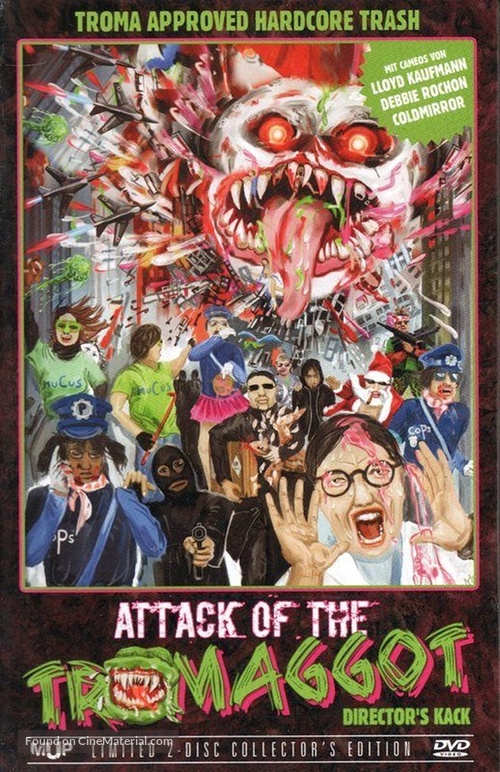 Attack of the Tromaggot - German DVD movie cover