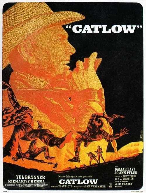 Catlow - French Movie Poster