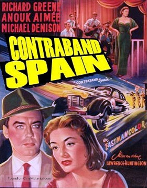 Contraband Spain - Belgian Movie Poster