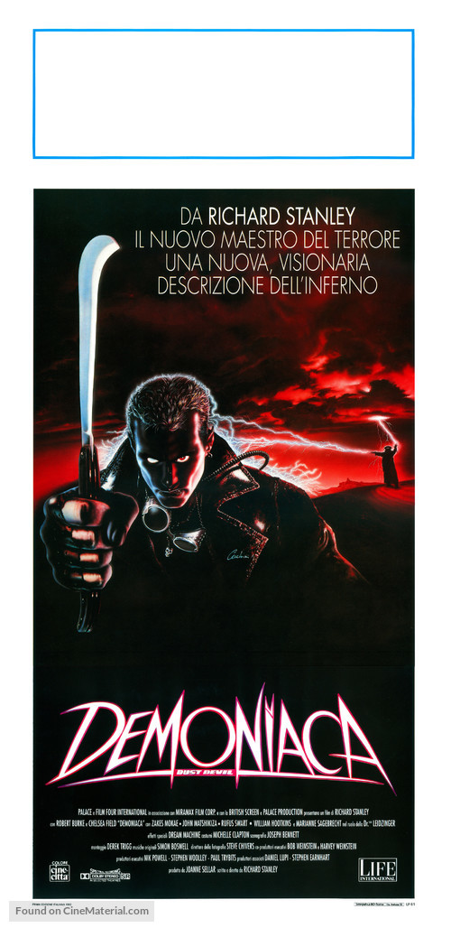Dust Devil - Italian Movie Poster