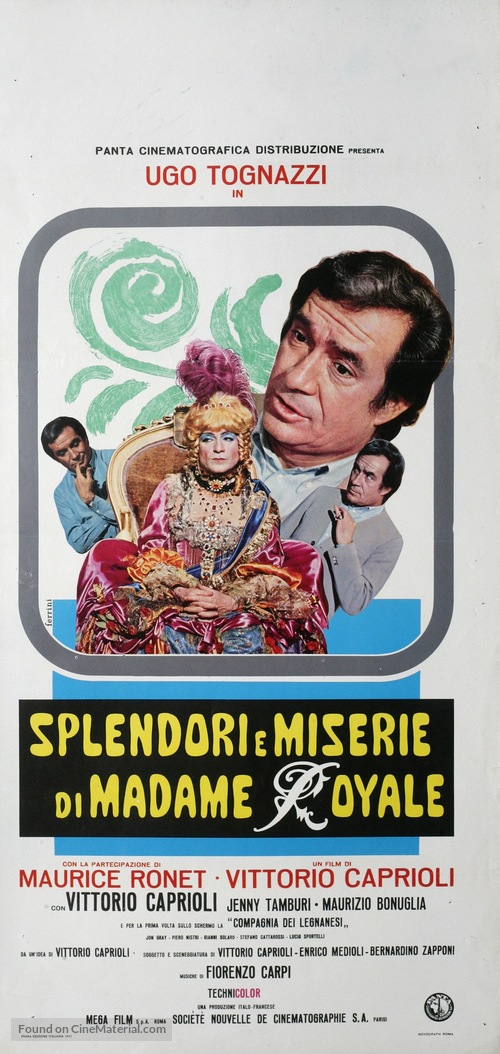 Splendori e miserie di Madame Royale - Italian Movie Poster