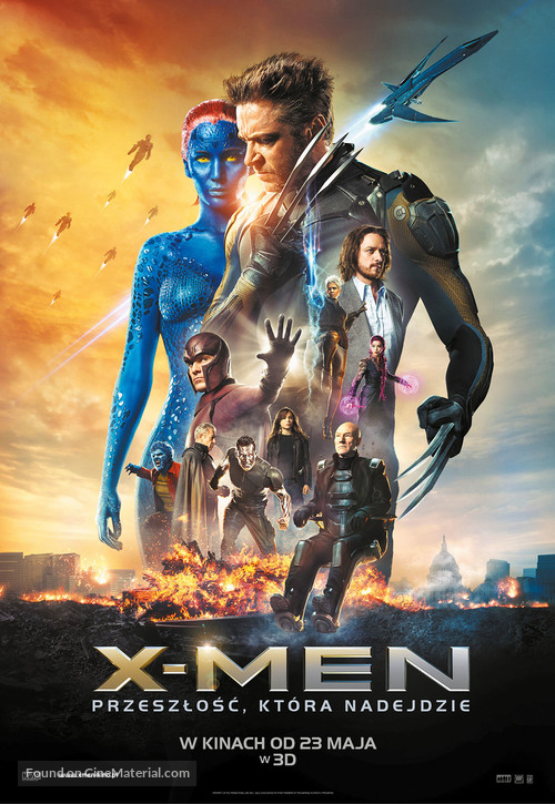 X-Men: Days of Future Past - Polish Movie Poster