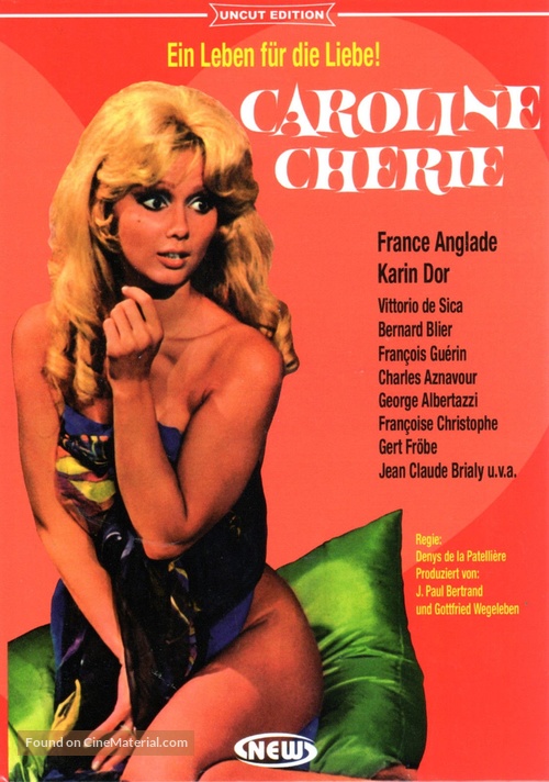Caroline ch&eacute;rie - German DVD movie cover