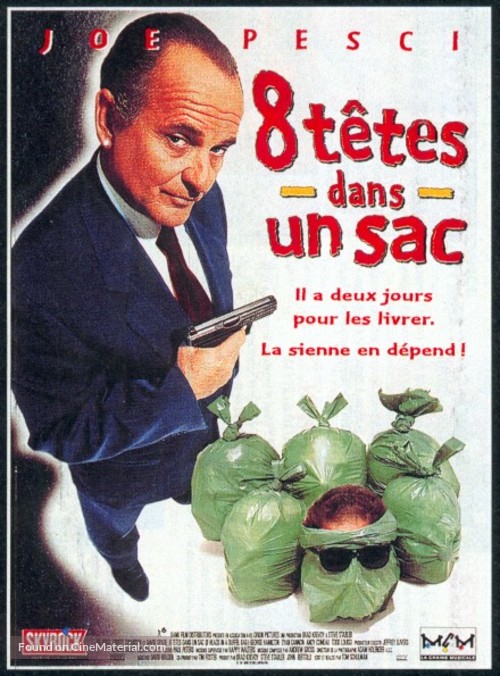8 Heads in a Duffel Bag - French DVD movie cover