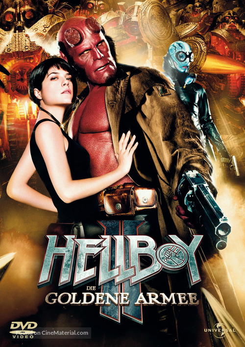 Hellboy II: The Golden Army - German Movie Cover