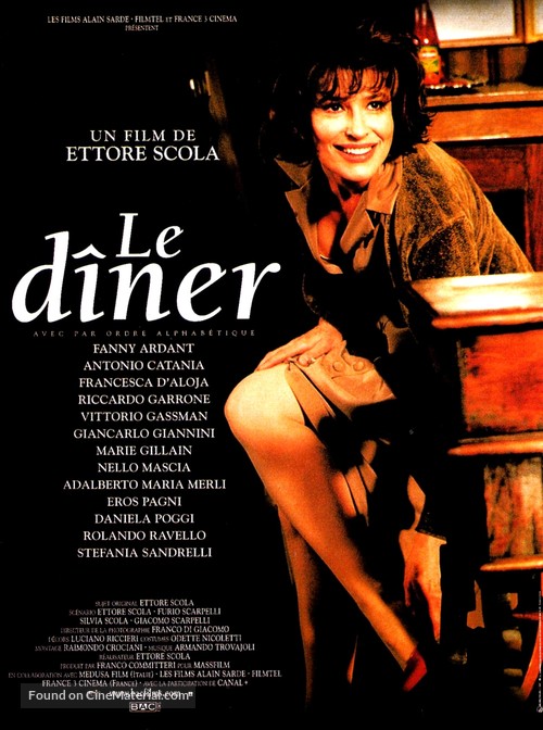 La cena - French Movie Poster