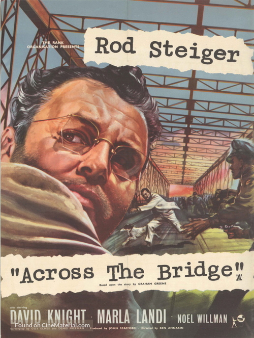 Across the Bridge - British Movie Poster