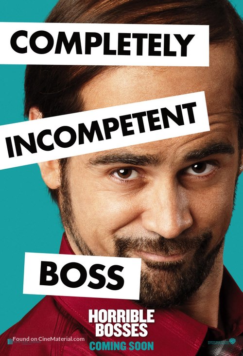 Horrible Bosses - British Movie Poster