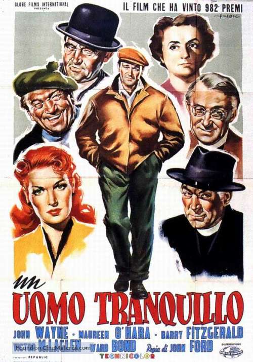 The Quiet Man - Italian Movie Poster