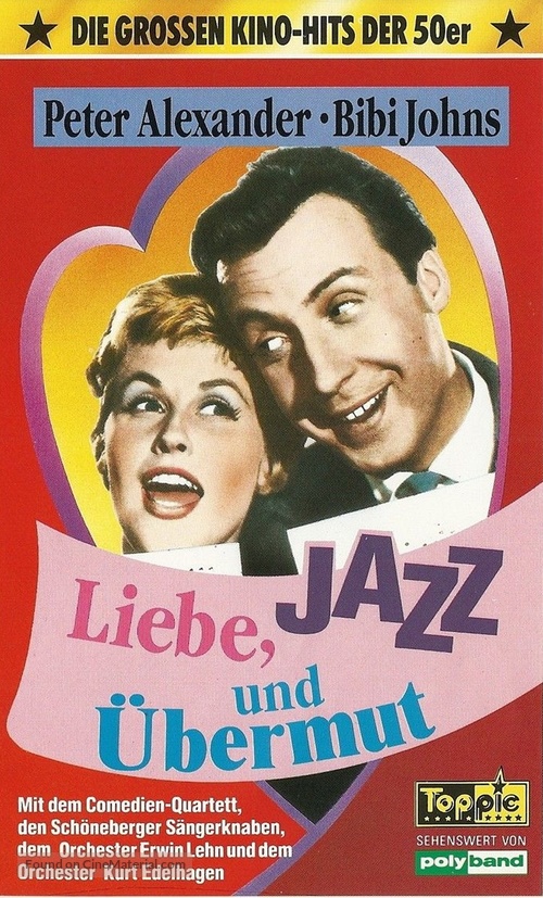 Liebe, Jazz und &Uuml;bermut - German VHS movie cover