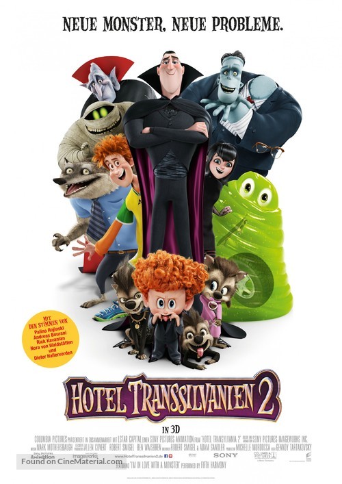 Hotel Transylvania 2 - German Movie Poster