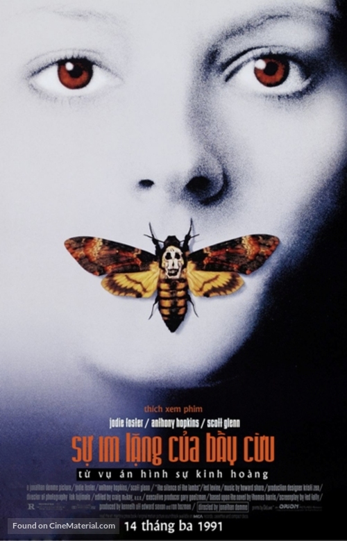 The Silence Of The Lambs - Vietnamese Movie Poster
